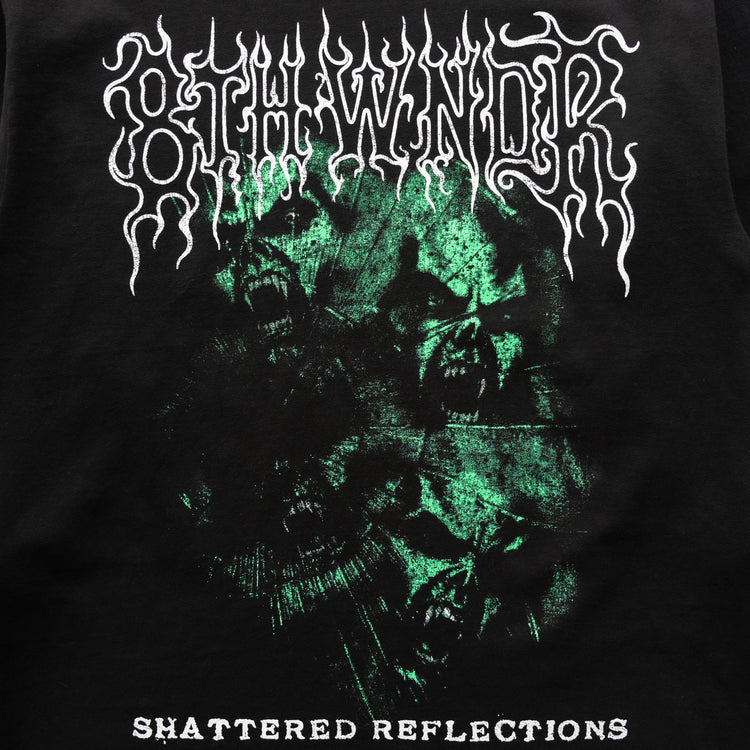 SHATTERED REFLECTIONS L/S TEE BLACK