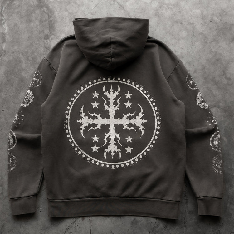 COIN HOODIE VINTAGE BLACK