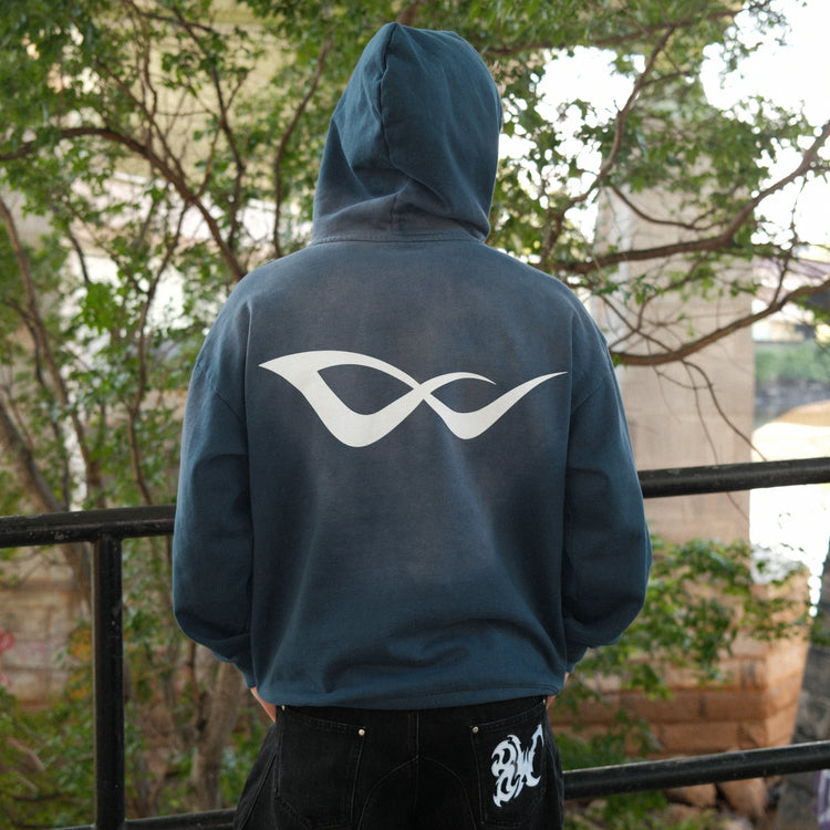 ATHLETICS HOODIE POTASSIUM BLUE