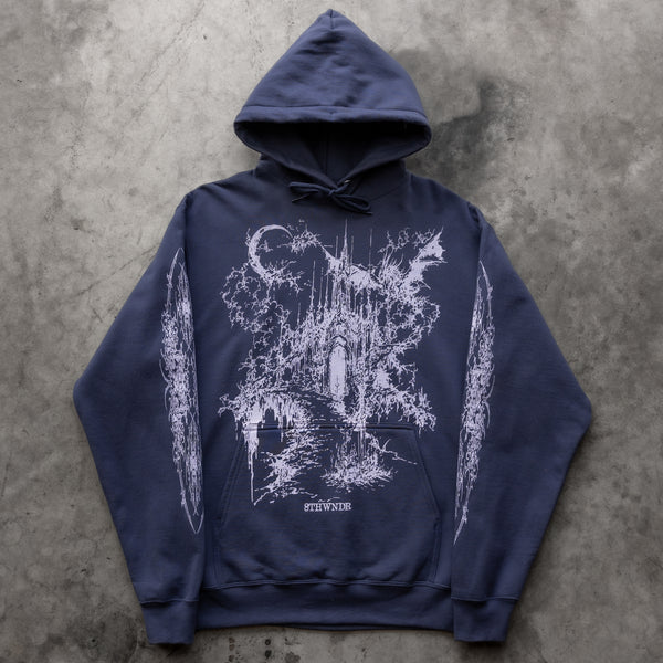 DARK SOULS HOODIE NAVY - Second Image