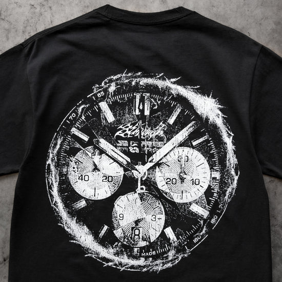 GLOW IN THE DARK WATCH TEE BLACK
