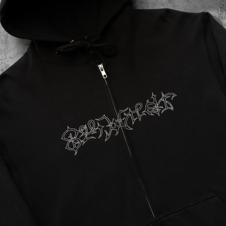 SACRIFICE ZIP UP BLACK