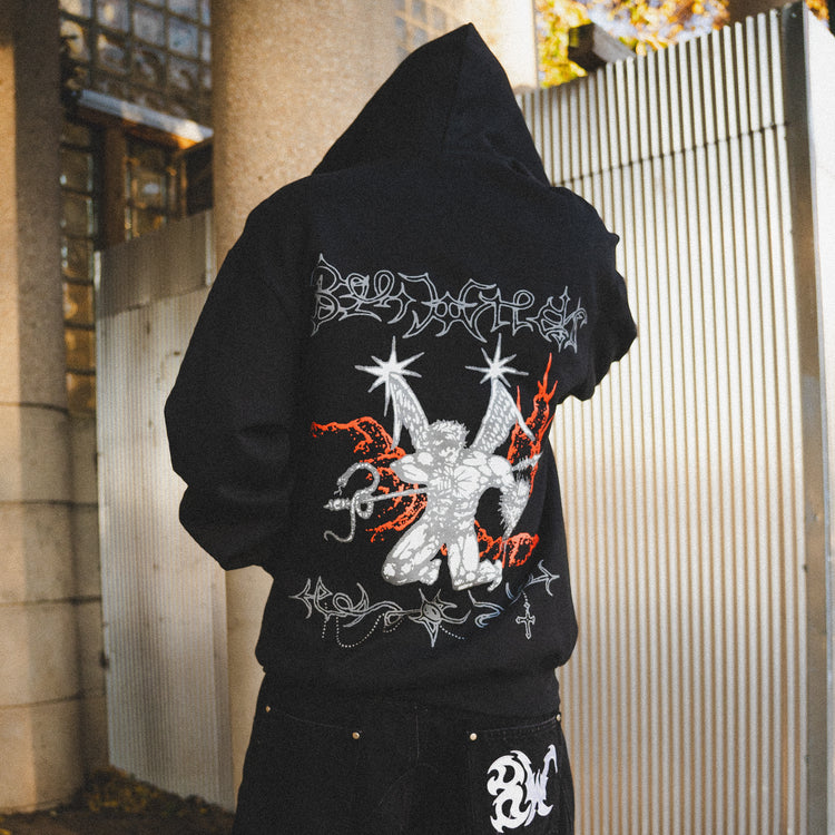 SACRIFICE ZIP UP BLACK