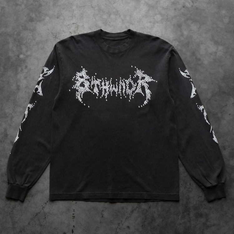 PEACE L/S TEE VINTAGE BLACK