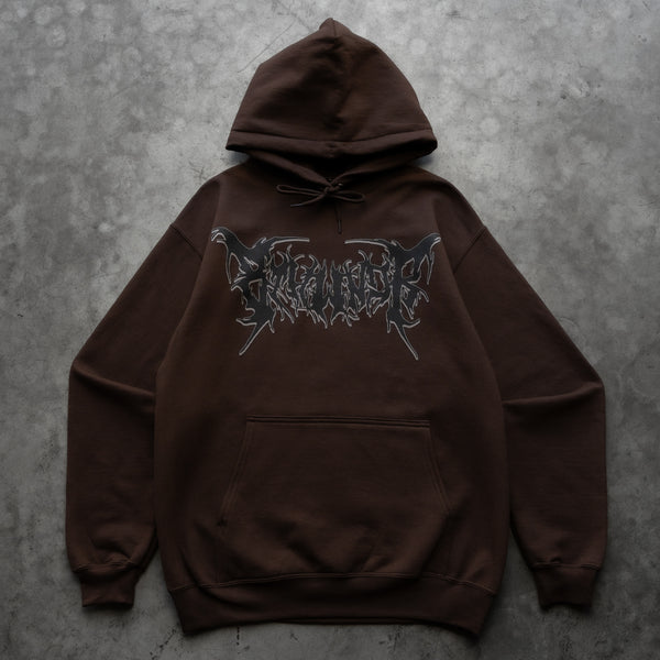 SPIKE HOODIE BROWN - Second Image