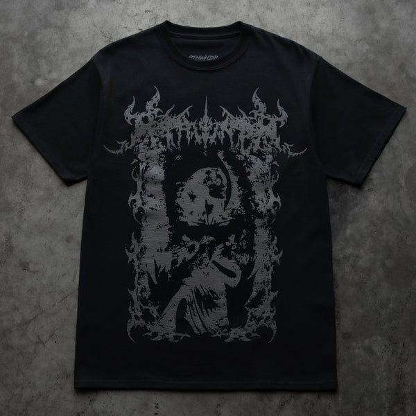 TRIBAL ANGEL TEE BLACK - Second Image