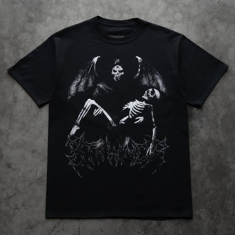 WINGED REAPER TEE BLACK