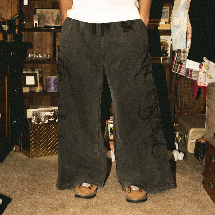 SIGIL BAGGY SWEATPANTS VINTAGE BLACK
