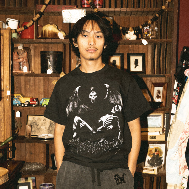 WINGED REAPER TEE BLACK