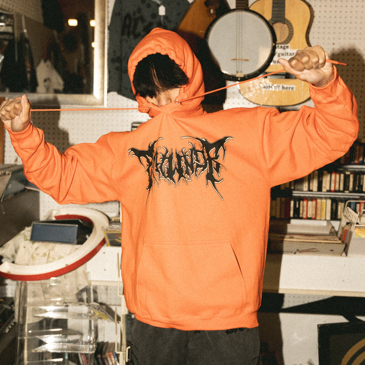 SPIKE HOODIE ORANGE