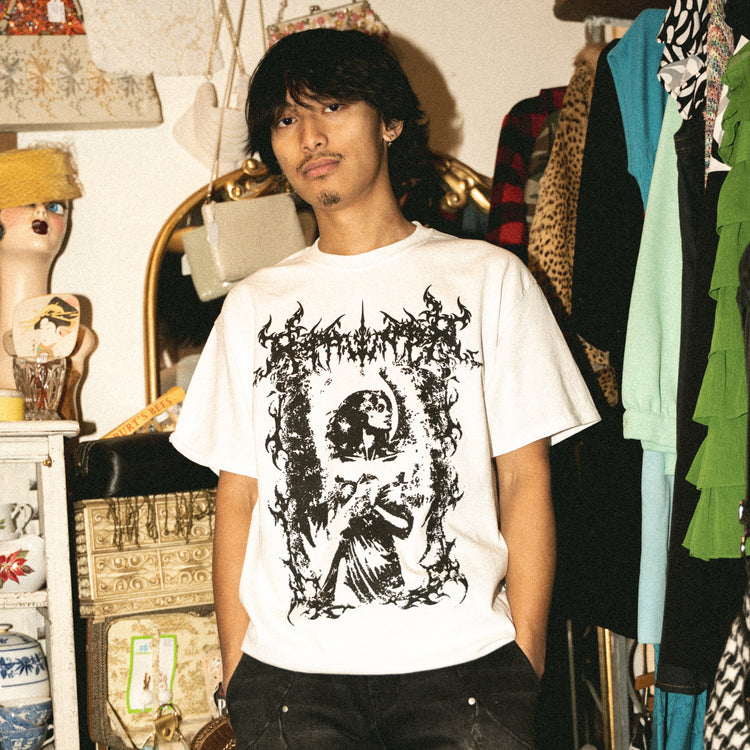 TRIBAL ANGEL TEE WHITE