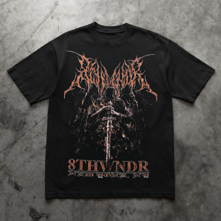 BLADE OF NY TEE BLACK