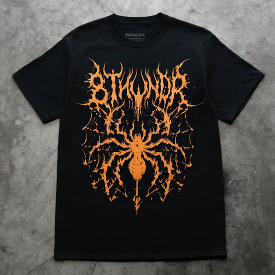 HALLOW SPIDER TEE BLACK