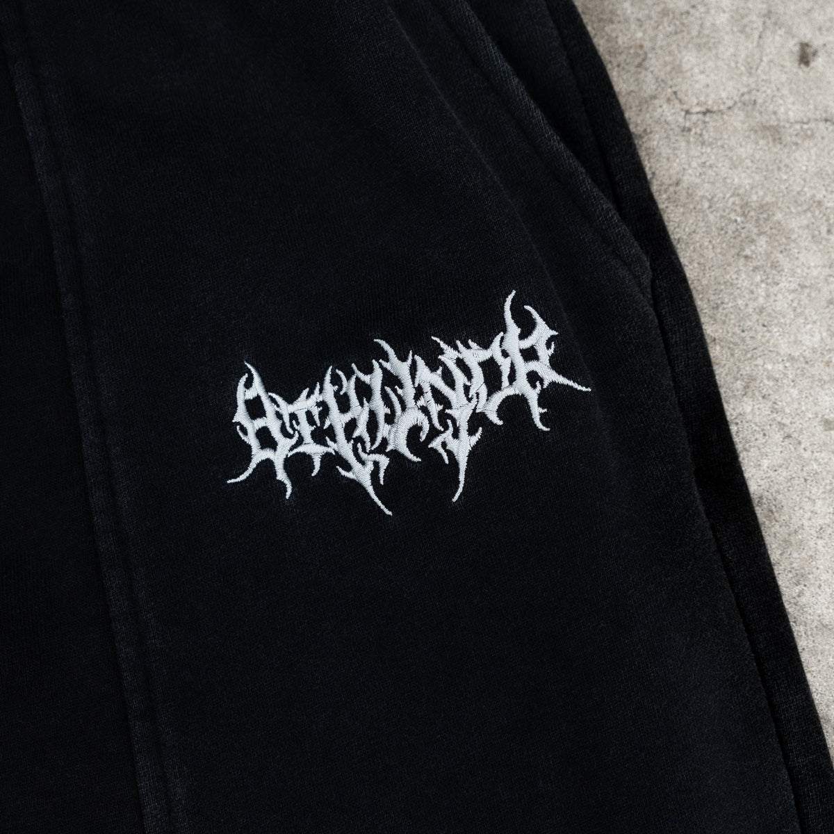 PANEL BAGGY SWEATPANTS BLACK *PRE ORDER*