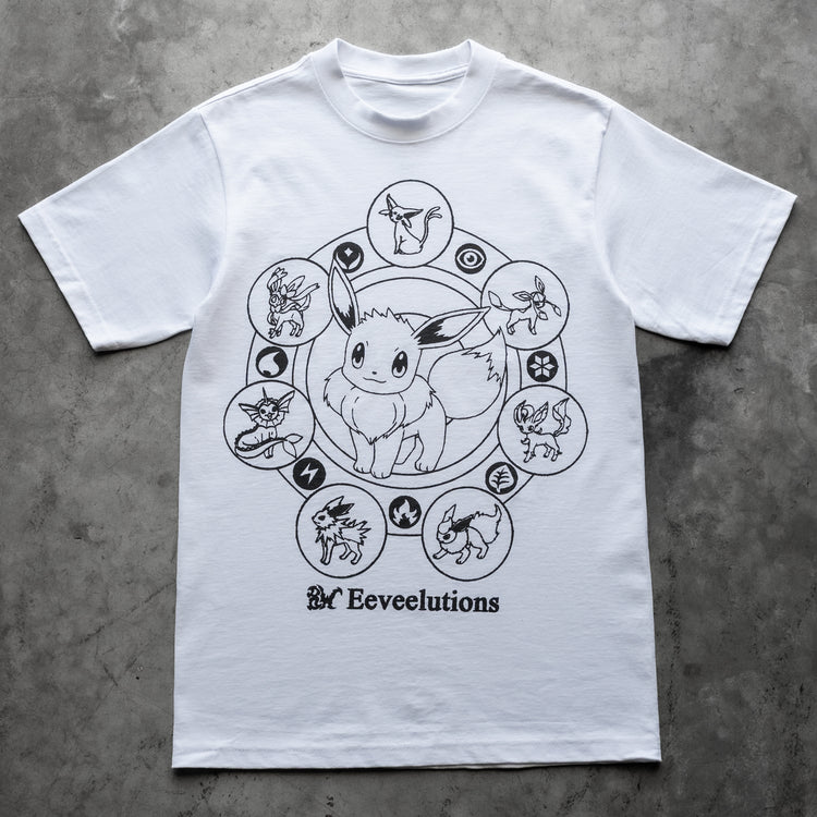 EEVEELUTIONS TEE WHITE