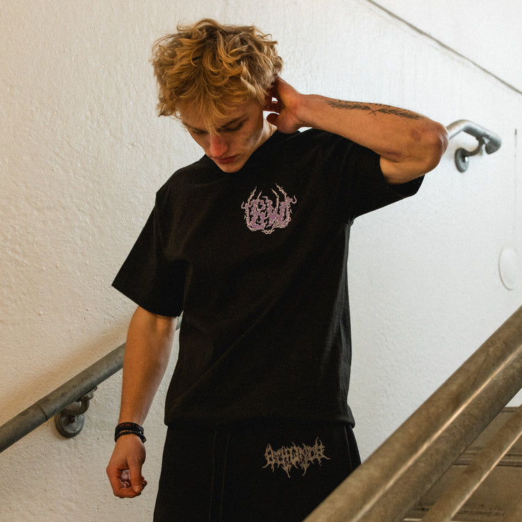 DISTORTION TEE BLACK