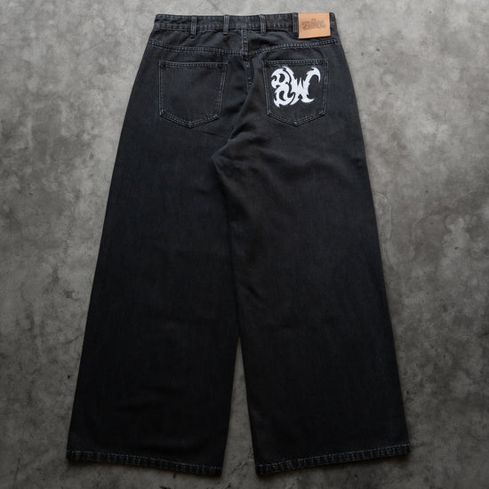 8W ESSENTIAL BAGGY JEANS BLACK