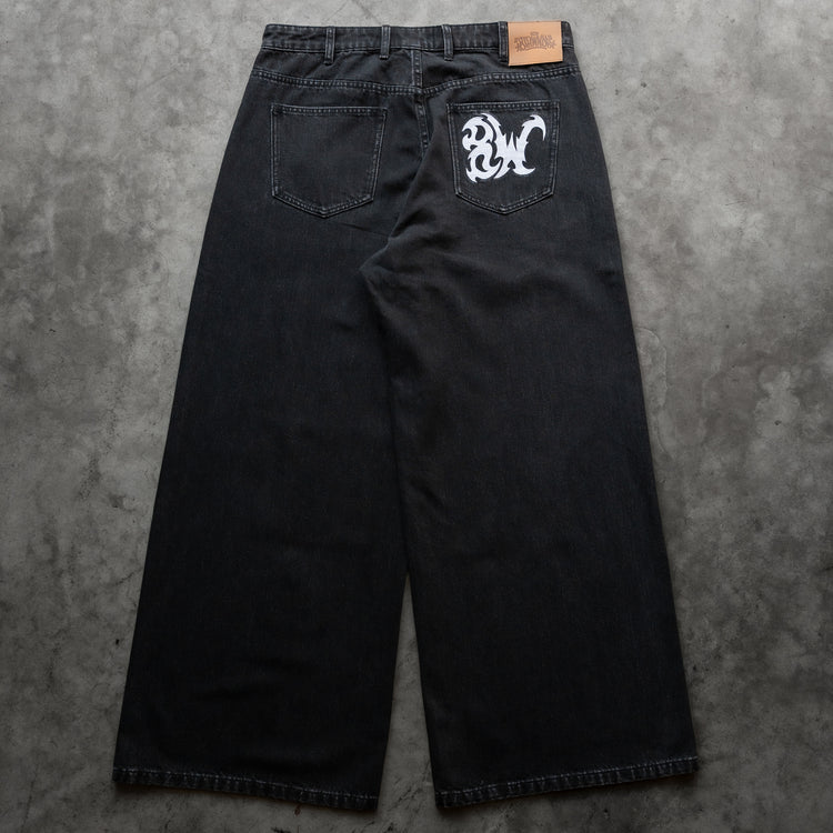 8W ESSENTIAL BAGGY JEANS BLACK
