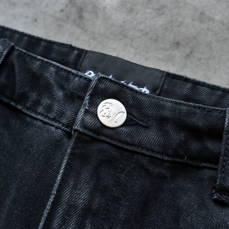 8W ESSENTIAL BAGGY JEANS BLACK