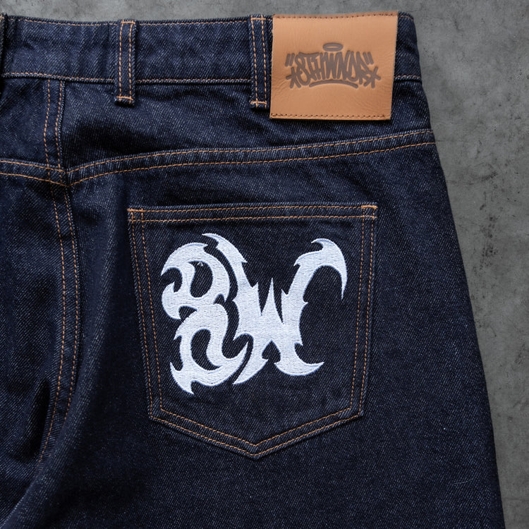 8W ESSENTIAL BAGGY JEANS INDIGO