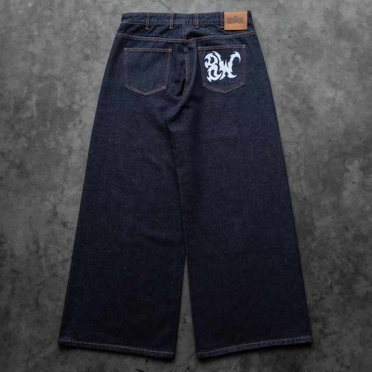 8W ESSENTIAL BAGGY JEANS INDIGO