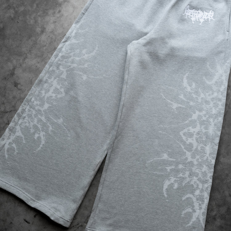 TRIBAL BAGGY SWEATPANTS GREY