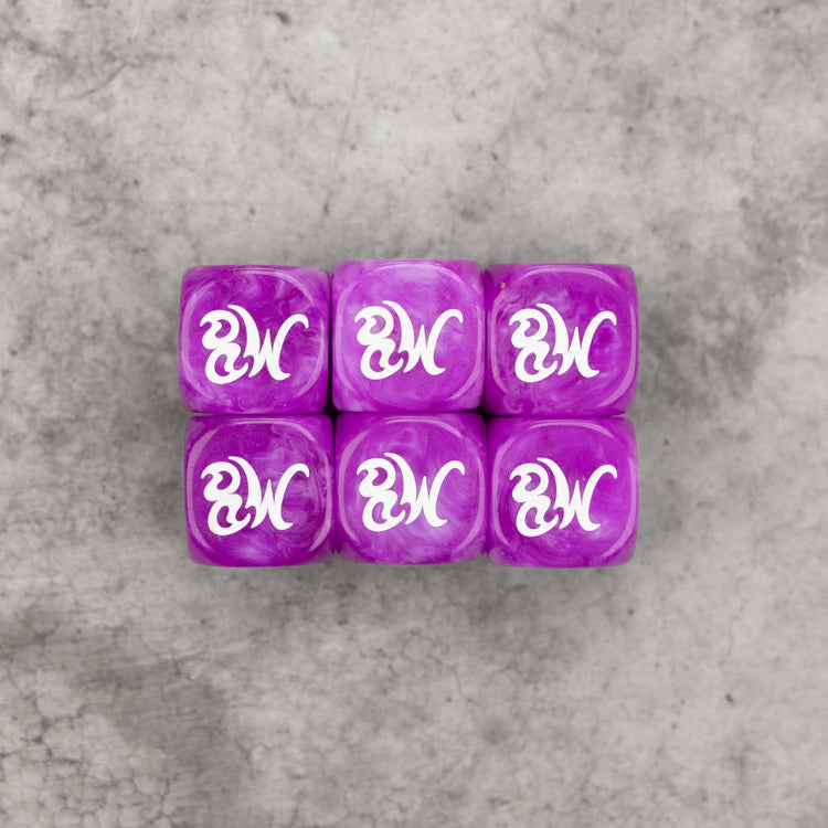 8W DICE PURPLE