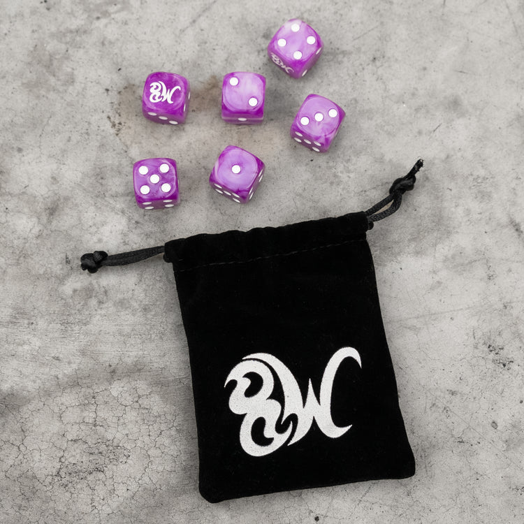 8W DICE PURPLE