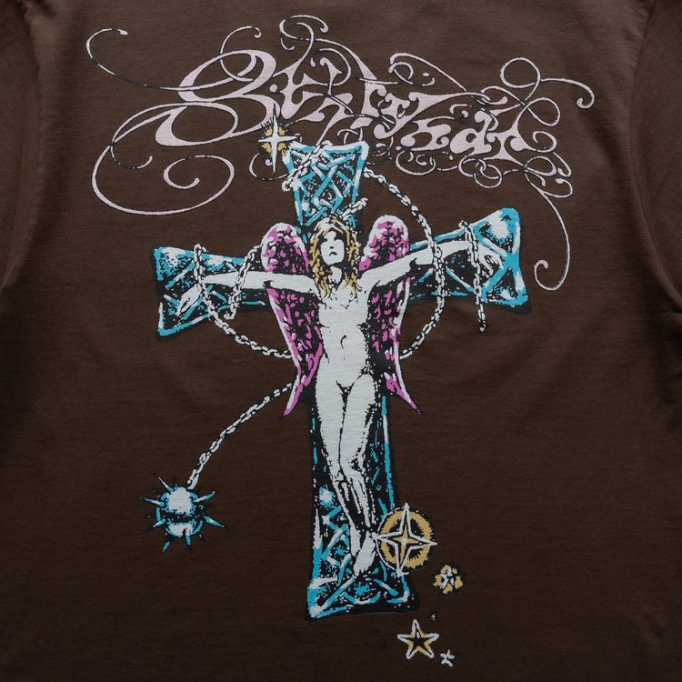 CRUCIFIED TEE MOCHA