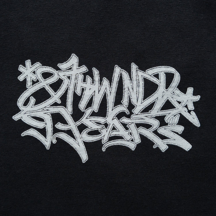 9 YEAR GRAFFITI TEE BLACK