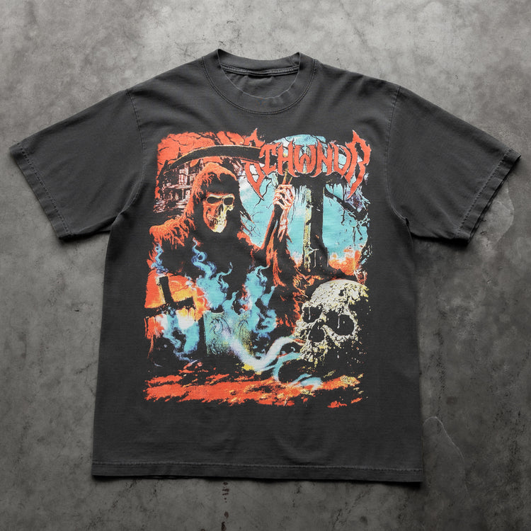 CURSED EARTH TEE VINTAGE BLACK