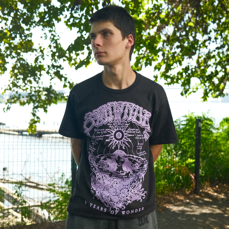 9 YEARS OF WONDER TEE BLACK