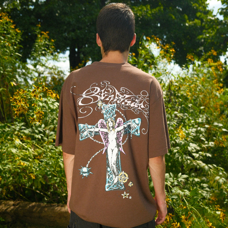 CRUCIFIED TEE MOCHA