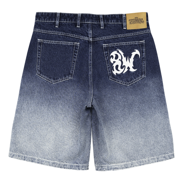 8W FADE BAGGY JORTS BLUE - Second Image