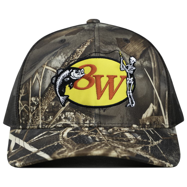 8W FISHING TRUCKER HAT CAMO