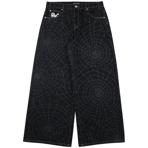 
    8W BAGGY WEB JEANS BLACK Featured Image
