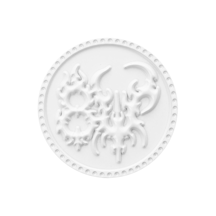 8W COIN WHITE