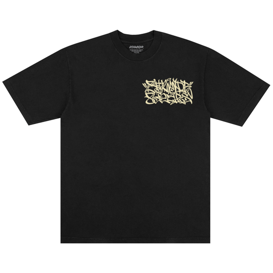 8 YEAR GRAFFITI TEE BLACK