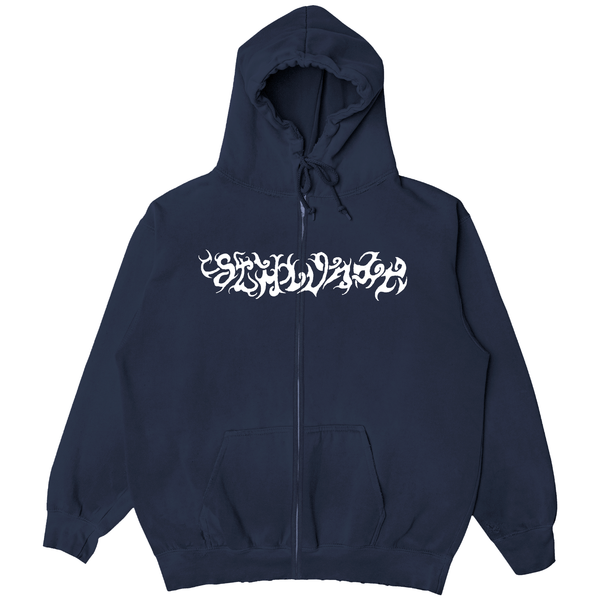 A GIRL IS A DAGGER ZIP UP NAVY - Second Image