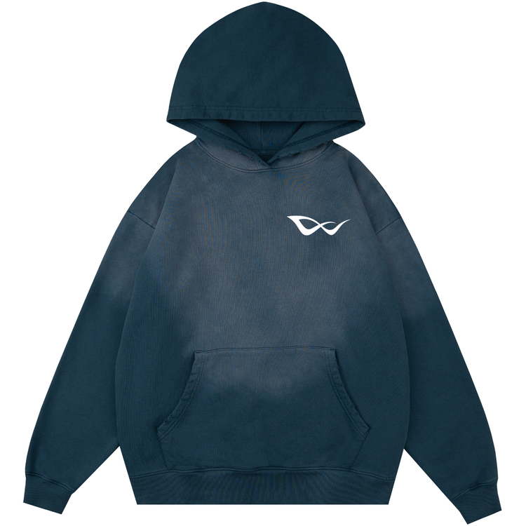 ATHLETICS HOODIE POTASSIUM BLUE