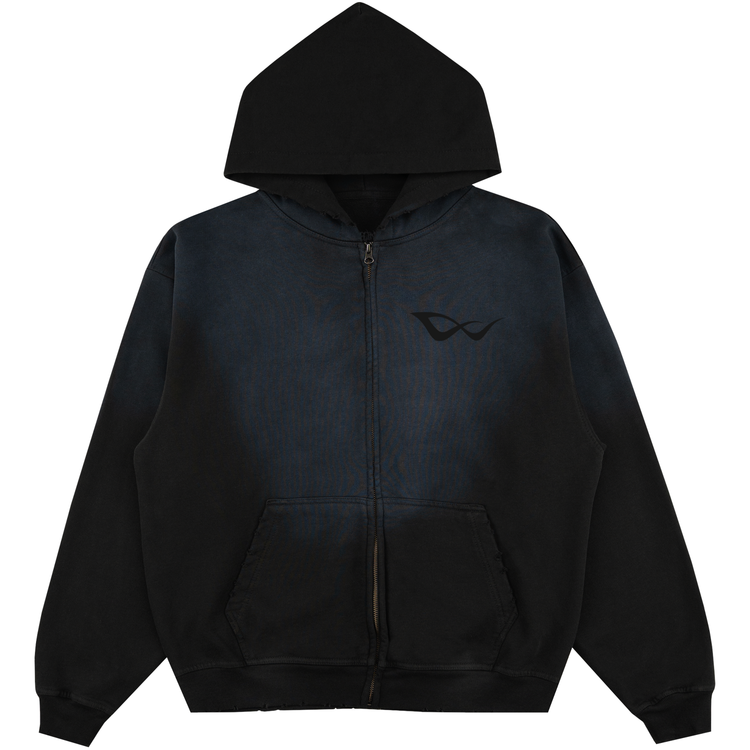 ATHLETICS ZIP UP POTASSIUM BLACK