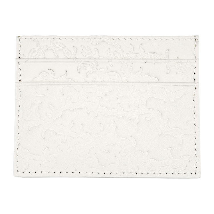 BARBED WIRE CARDHOLDER WHITE