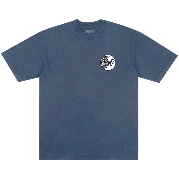 BELOW THE EARTH TEE WASHED DENIM