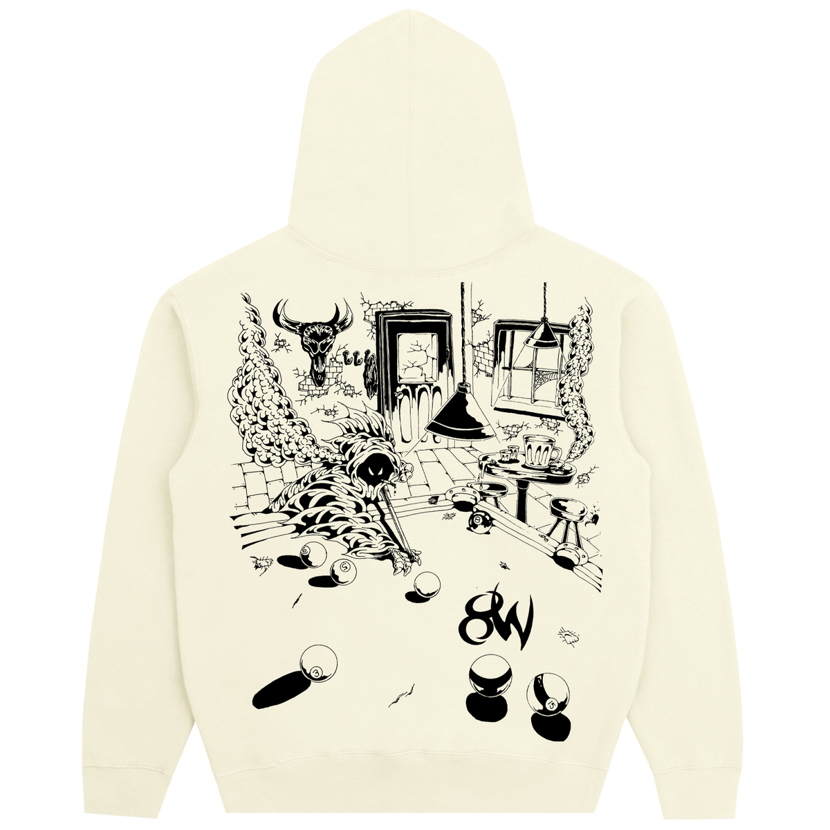 BILLIARDS HOODIE CREAM