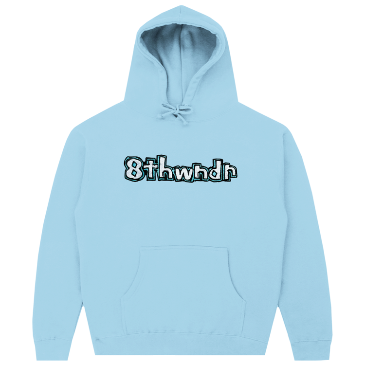 BLIND LOGO HOODIE LIGHT BLUE