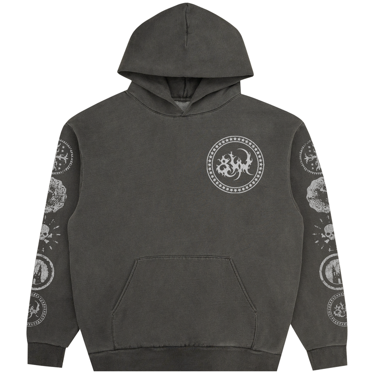 COIN HOODIE VINTAGE BLACK