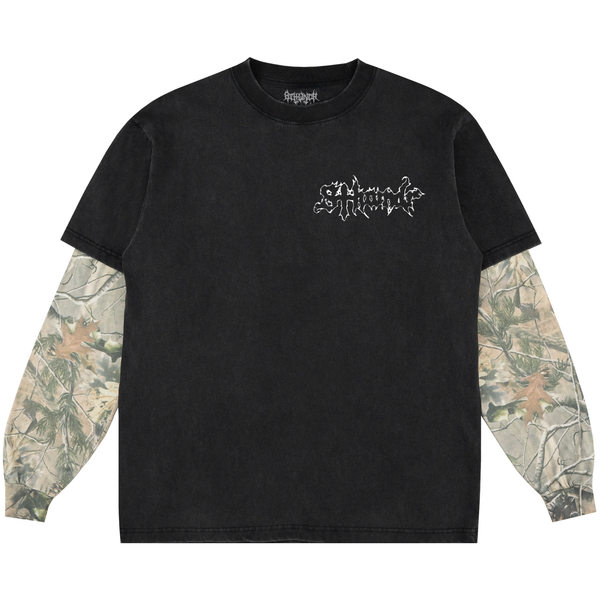 
    CROSS LOGO TWOFER LONGSLEEVE BLACK/CAMO Featured Image
