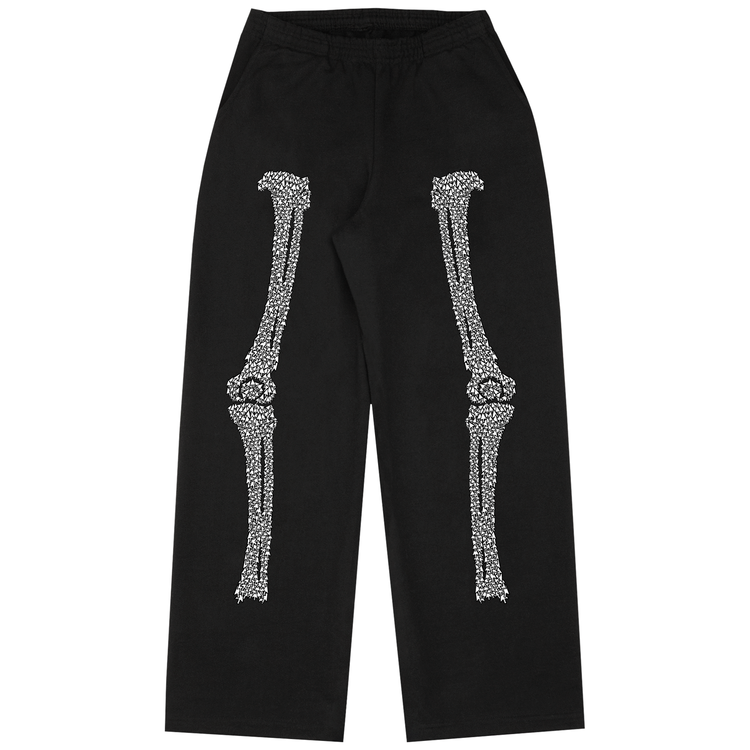 BONE CURSOR SWEATPANTS BLACK