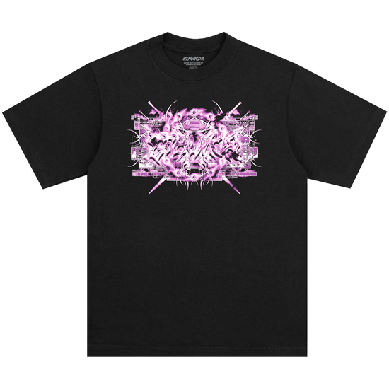 CYBERHEAVEN V6 TEE BLACK