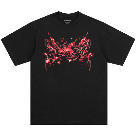 CYBERSPINE TEE BLACK